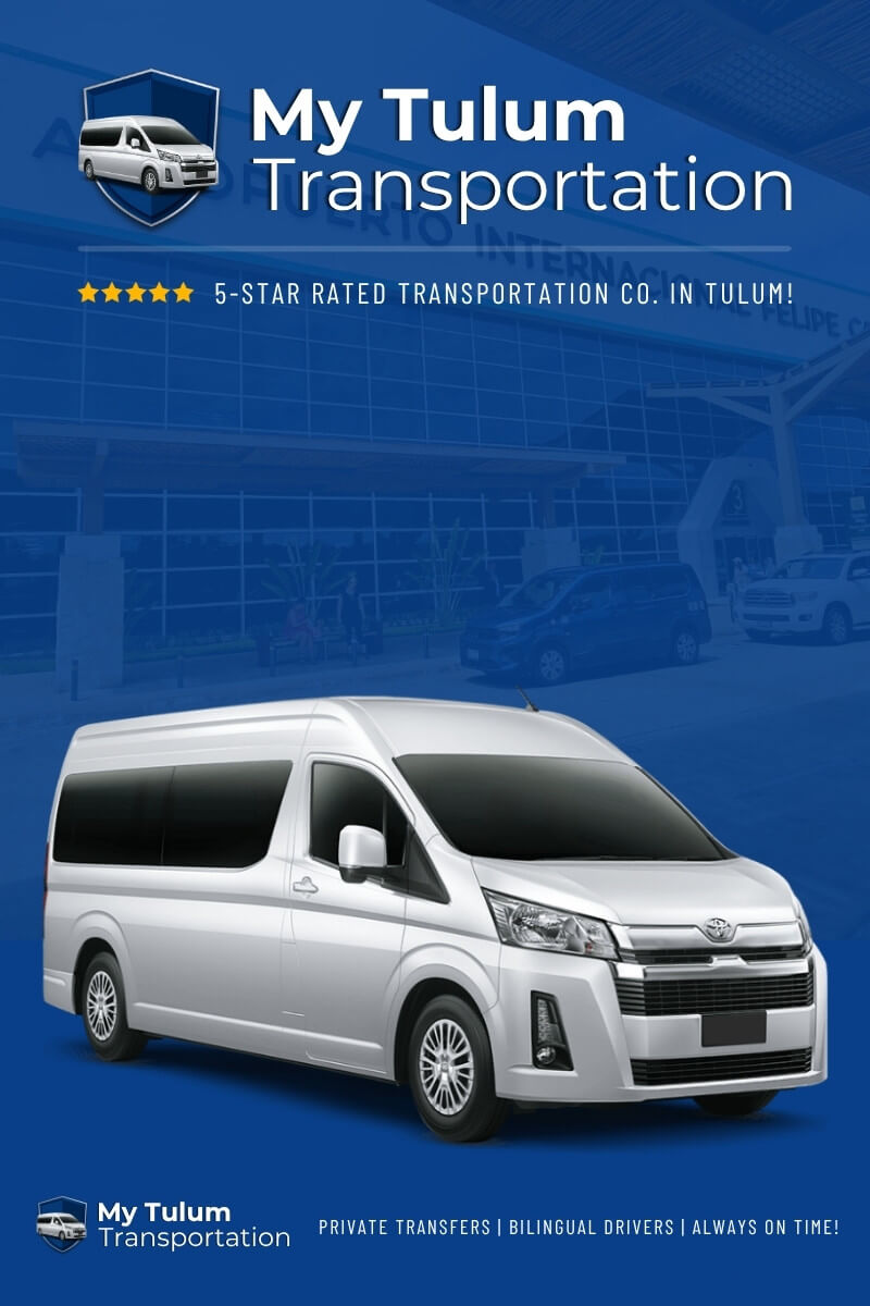 My Tulum Transportation private airport transfer service.